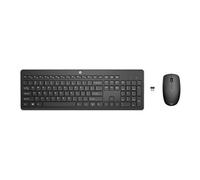 235 - Ensemble clavier et souris - full size - sans fil - 2.4 GHz - Portugais - noir