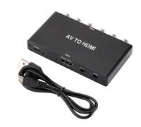 (2374) convertisseur compatible Av vers Hdmi double Av vers pour adaptateur Hdmi Rca pour Wii