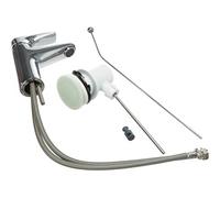 GROHE Mitigeur monocommande lavabo BauFlow S 23751000 Chrome avec garniture de vidage plastique