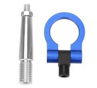 23937 Crochet Remorquage De Remorque Avant Arrière Pour Véhicule Pour Mitsubishi Pour Lancer Pour EVO X 10 2008-2016 Cache-œillets remorquage voiture(BLEU)