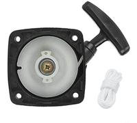 23cc Lanceur à recul Démarreur de Poulie Assemblage Taille-haies Pièces de Démarrage à Traction Starter Kit Taille-haies Pièces de Rechange pour Moteur 1E32F avec Corde de Remplacement