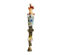 23cm Crystal Wand - with Bells Evil Eye Halloween Magic Crystal Ornament