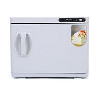 23L 2-en-1 chauffe-serviette , stérilisateur d'armoire à serviettes pour visage chaud désinfection cosmétique compresse serviette avec contrôle de la température pour salon