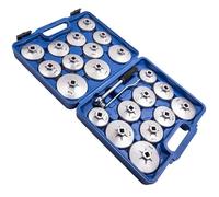 23pcs Jeu de douilles clé à filtre à huile Set Oil Change Wrench Cup Set 1/2"" Coffret Outillage