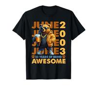 23rd Birthday Bear Beer June 2003 Vintage 23 Years Old T-Shirt