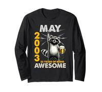 23rd Birthday Raccoon Beer May 2003 Vintage 23 Years Old Manche Longue