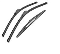 24 "+ 18" + 14" Essuie-Glace pour Citroen C3 MK1 2002 2003 2004 2005 2006 2007 2008 2009 Avant Arrière Lames D'essuie-Glace Brosses Cutter Accessoires Essuie-Glaces