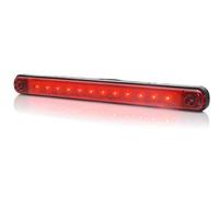 24/7 Auto 1x LED Arrière Troisième Arrêter Rouge 12 LED Léger 12/24V pour Voiture Caravane Camionnette SUV Pick-Up Cab Camper