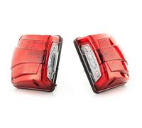 24/7 Auto 2 lumières LED 24 V pour plaque d'immatriculation à double fonction, couleur blanche, feux de position rouges pour camion et remorque