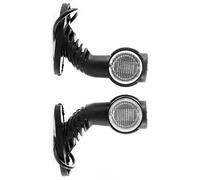 24/7 Auto Lot de 2 feux de position latéraux LED 12/24 V E-mark pour châssis de camion, remorque