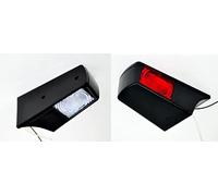 24/7 Auto Lot de 2 feux de position LED 24 V E4 pour scania 112 113 Rouge/blanc