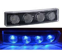 24/7 AUTO Lot de 2 feux de position LED pour pare-soleil avant bleu OEM 1910437 pour P/R/G