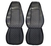 24/7 Auto Lot de 2 housses de siège pour camions Scania R P G L série 2004/20 MAN TGX Euro 6 (Scania Black)