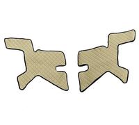24/7 AUTO Lot de 2 tapis de porte beige pour Renault T 2014 + camions en cuir écologique épais