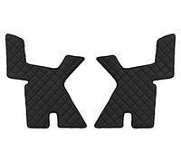 24/7 AUTO Lot de 2 tapis de porte noirs pour GAMA T 2014 + camions en cuir écologique épais