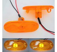 24/7 Auto Lot de 4 feux de position latéraux à LED 12 V Orange Ambre pour Sprinter Crafter 2006-2015 Remplacement OEM