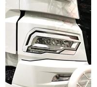 24/7 AUTO Lot de sourcils de phare en plastique adaptés aux nouveaux camions DAF XF XG+ XG 2020+