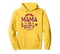 24/7 Mama on Duty: Pink Camo Mom Life, Mama Sweat à Capuche, Unisexe pour Adultes, Citron, M