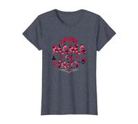 24/7 Mama on Duty: Pink Camo Mom Life, Mama T-Shirt, Femme, Bleu Chiné, M