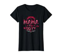 24/7 Mama on Duty: Pink Camo Mom Life, Mama T-Shirt, Femme, Noir, M