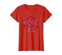 24/7 Mama on Duty: Pink Camo Mom Life, Mama T-Shirt, Femme, Rouge, M