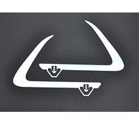 24/7Auto 2 x Poignées de porte V8 Décorations Inox pour Scania R/P/G Series 2004-2015