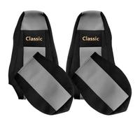 24/7auto 2x Noir/Gris Siège Housses pour Scania R P Série G 2005/15 Camion