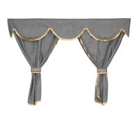 24/7auto Gris Rideaux + Décorations 7 Pièce Ensemble Pour Actros MP4 2011+ Camion Grand Espace Cab