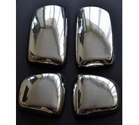 24/7Auto Lot de 4 coques de protection en acier inoxydable poli pour rétroviseur DAF XF 95/105