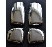 24/7Auto Lot de 4 protections en acier inoxydable poli pour rétroviseurs DAF XF 106