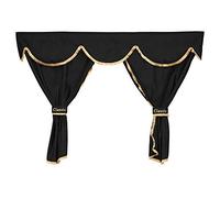 24/7Auto Lot de 9 rideaux noirs + décorations pour camions SCANIA R & G cabine normale et P HIGHLINE