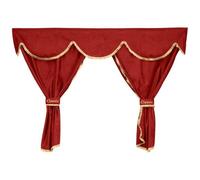 24/7auto Rouge Rideaux + Décorations 7 Pièce Ensemble Pour Actros MP4 2011+ Camion Grand Espace Cab