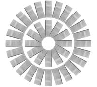 24 Agrafes N°10 Boîtes en Acier Inoxydable pour Mini Agrafeuse | Recharge de Papeterie, Usage Maison et Salle de Classe, pour Dossiers et Enveloppes, Finition Argentée