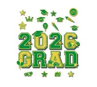 24 aimants de décoration de voiture diplômés 2026