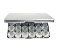 24 boîtes pour petit matériel/pièces de montre + coffret alu - Equipement d'horloger de S1 Deluxe