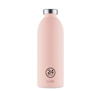 24 Bottles Clima Bottle-Gourde Isotherme 850ml Inox 100% Hermétique, Bouteille Isotherme (12h Hot/24h Cold) Idéal comme Gourde Sport, Voyage et Bureau, Bouteilles Water, Dusty Pink Stone