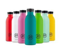 24 Bottles Urban Bottle - Gourde 1l /500ml/250ml, Cantine Reutilisable 100% Hermétique Bouteilles Inox Écologiques sans BPA avec Design Italien [non Isotherme, Ultralégère]