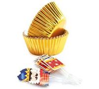 24 caissettes et 24 toppers Casse-Noisette Multicolore G