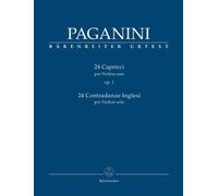 24 Capricci Op. 1 Per Violino Solo / 24 Contradanze Inglesi Per Violino Solo (Erstausgabe)