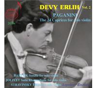 Devy Erlih Paganini: The 24 Caprices for Solo Violin/Bartok: Sonata For /.. (CD)