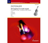 24 Caprices in all keys: op. 35. cello.