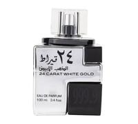 24 Carat White Gold 100ml Lattafa, Perfumes For Men