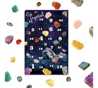 24 Cases Numérotées Explorez la nature! 24 Tianshui Crystal Stone Ore - Le plus pour les enfants et une expérience d'enseignement scientifique passionnante! (Purple, 21. 5cm)