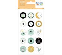 24 Chiffres Autocollants - Imagine Xmas