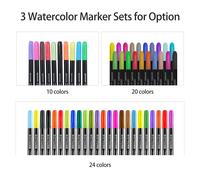 24-Color Fabric Pens Set Permanent for Clothes DIY Hand-Drawing Doodling and Artwork Crafts Suitable for Fabric Paper Canvas Wood Shoes Hat Easy to Use for Kids and Adults