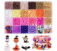 24 couleurs de bracelets d'Halloween à faire soi-même - Perles - Cadeaux