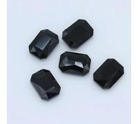 24 couleurs rectangle fantaisie pierre de verre pointu dos déjoué cristal strass bijoux comptoir décorations vêtements chaussures sacs gemmes-noir-13x18mm 12 pièces