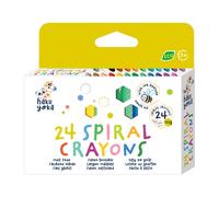 24 Crayons De Couleur Spirale Multicolor TU