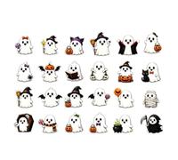 24 Day Halloween Countdown, Cute Ghost Acrylic Calendar Party Decoration