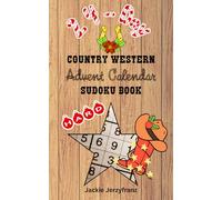 24-Day HARD Country Western Advent Calendar with Solutions | LARGE PRINT - ONE 9x9 SUDOKU PER PAGE | Xmas Sudoku | Country Themed Advent Calendar | ... Cowgirls | Sudoku Advent Calendar for Cowboys